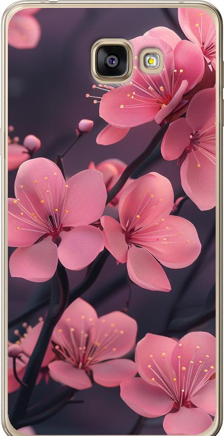Чехол на Samsung Galaxy A9 Pro Пурпурная сакура (6075u-724-42517) Чехол на Samsung Galaxy A9 Pro Пурпурная сакура (6075u-724-42517)