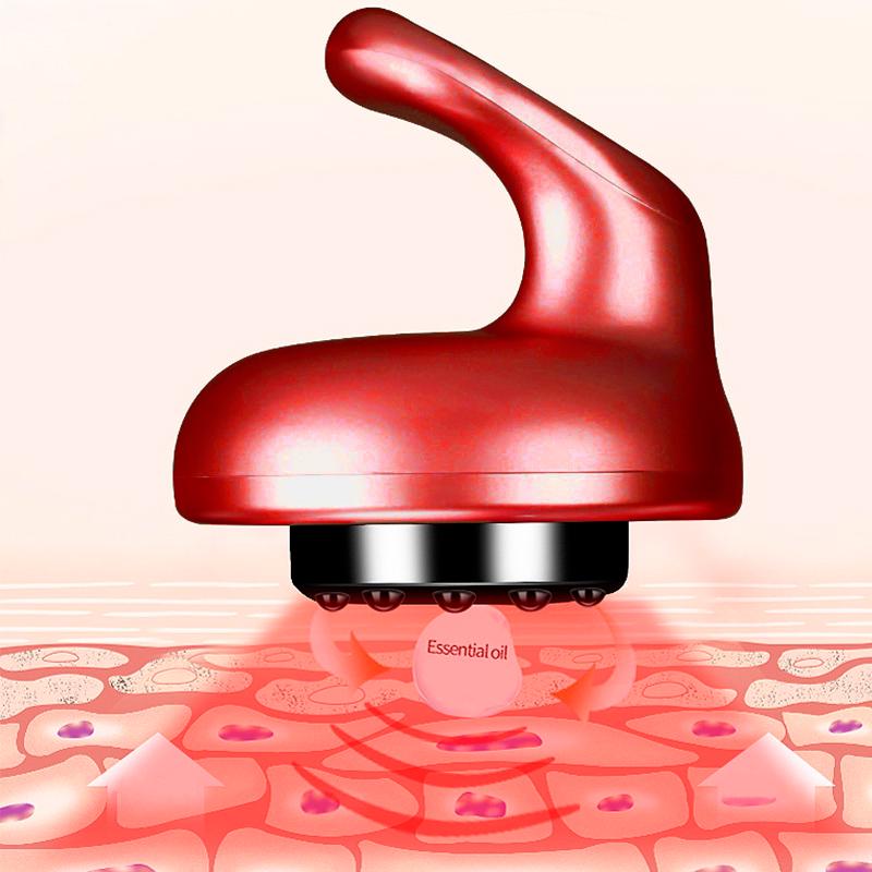 Массажер вакуумный для тела Scraping Cupper с инфракрасным излучением Red (1009932) - фото 8
