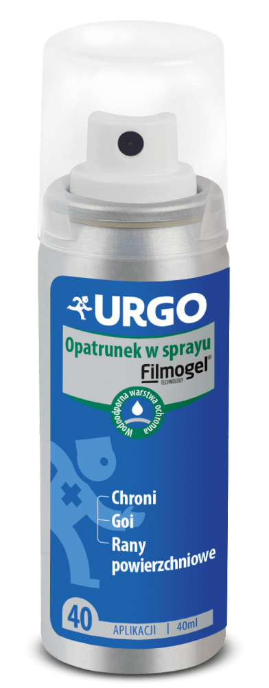 Спрей для перевязки поверхностных ран/садов/царапин Urgo Spray Filmogel 40 мл (0131)