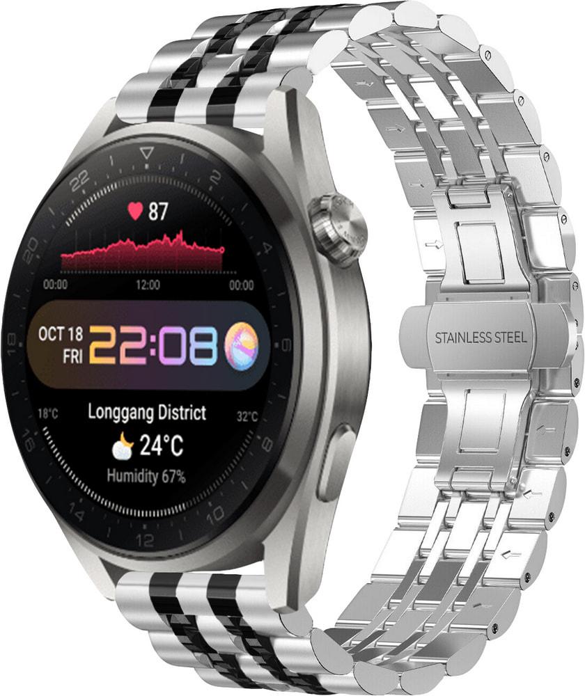 Браслет металлический Spinye Line для Huawei Watch 3 Pro Silver Black (28976-69) Браслет металлический Spinye Line для Huawei Watch 3 Pro Silver Black (28976-69)
