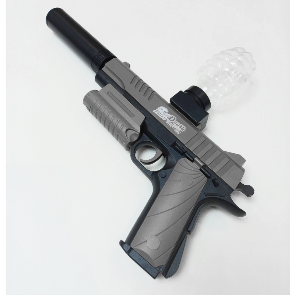 Пистолет игрушечный аккумуляторный M1911 на орбизах 500 шт. Серый (M1911/G)