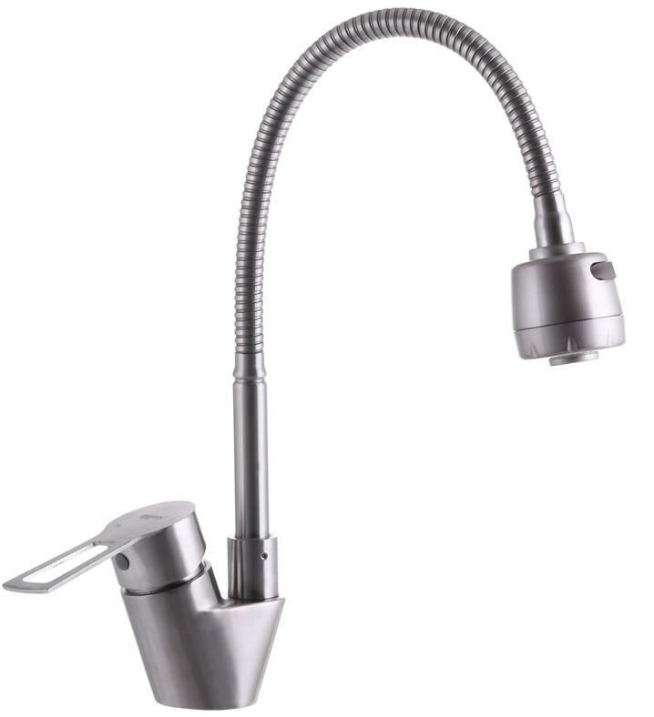 Смеситель для кухни Zerix HSB-011 с рефлекторным изливом (ZX3138)