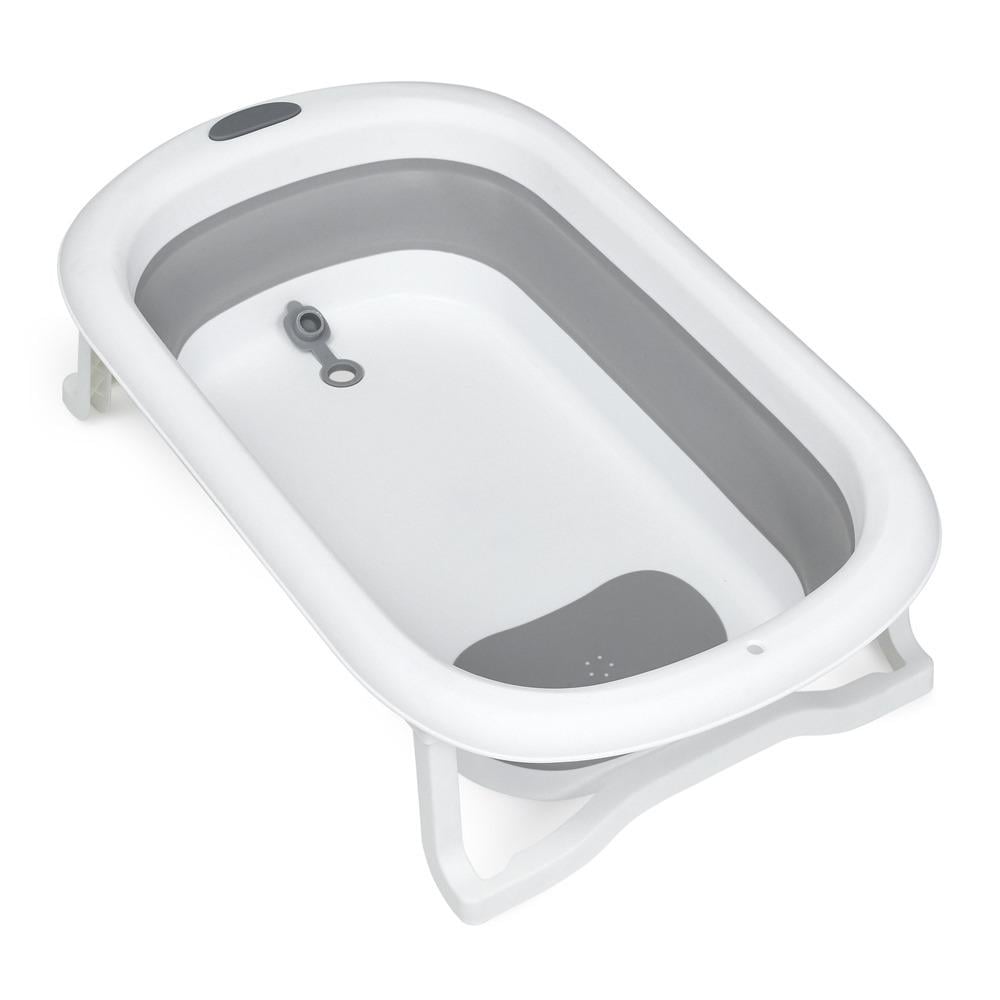 Ванночка ME 1108 BATH Gray детская силикон складная 78х49х21 Серый