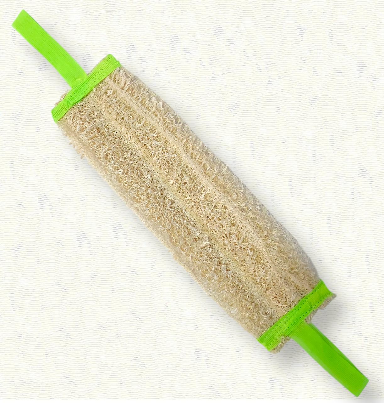 Мочалка-люфа пориста із ручками 35 см (0367) - фото 2