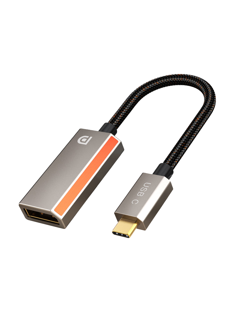 Перехідник Сabletime Type-C DisplayPort v2.0 4K 144Hz 2K 240Hz 8K 60Hz 0,2 м (CP16A) - фото 1