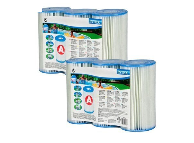 Картридж змінний для фільтр-насоса тип А 20х10,7 см 6 шт. Білий (132-9-29000-6)