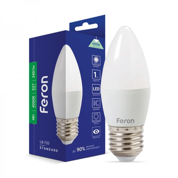 Лампа світлодіодна Feron Econom Light 4W E27 4000K lb-720