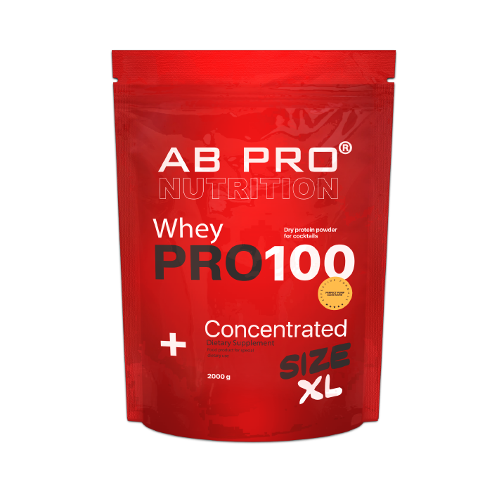 Протеин AB PRO PRO 100 Whey Concentrated 2000 г шоколад - фото 
