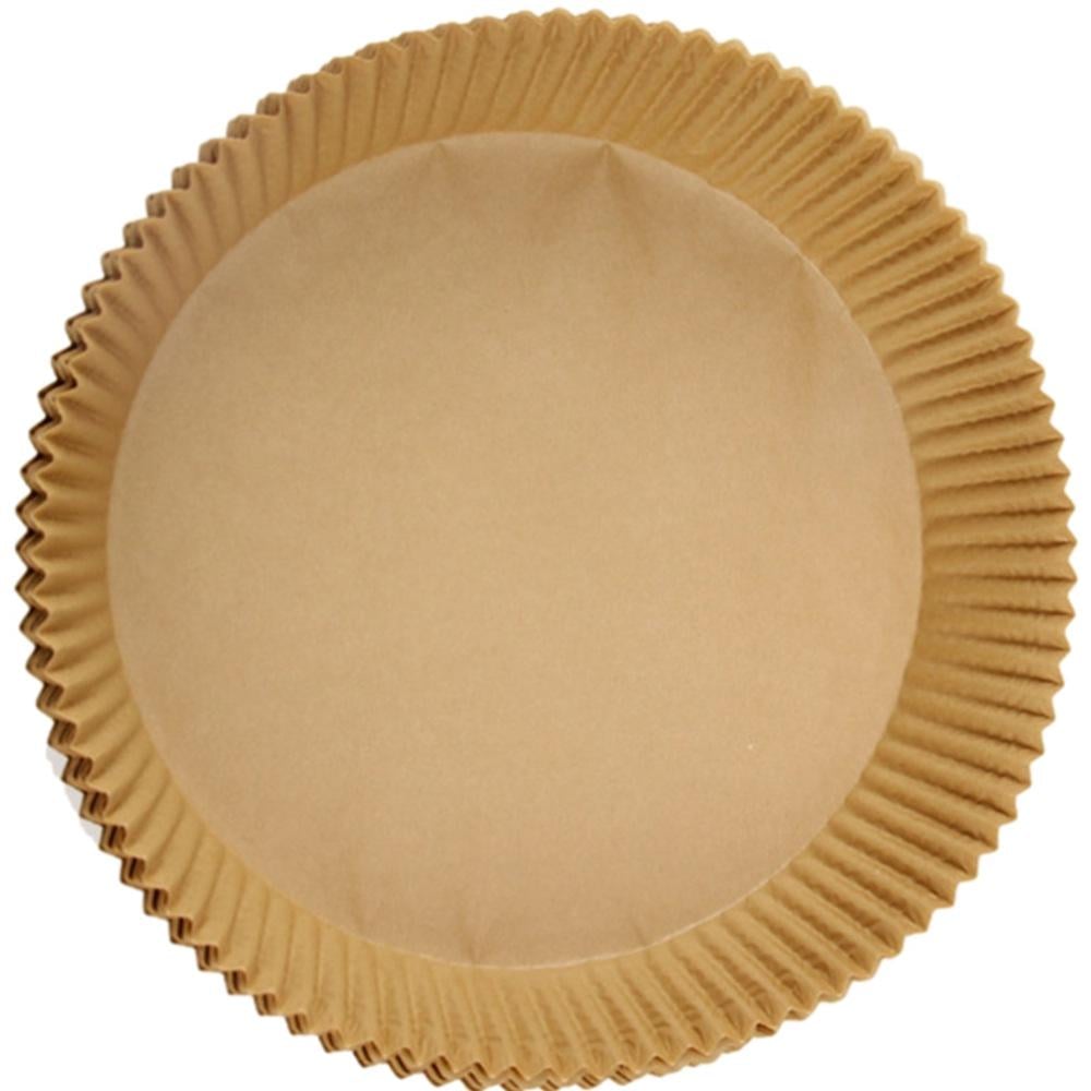 Форми в аерогриль круглі одноразові з пергаменту силіконізовані 20 см 50 шт. (29506)