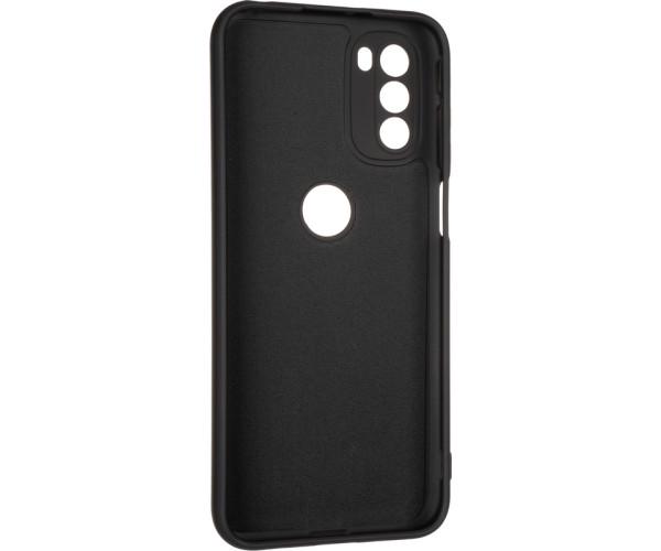 Чехол накладка Full Soft Case для Motorola G31 Черный - фото 3