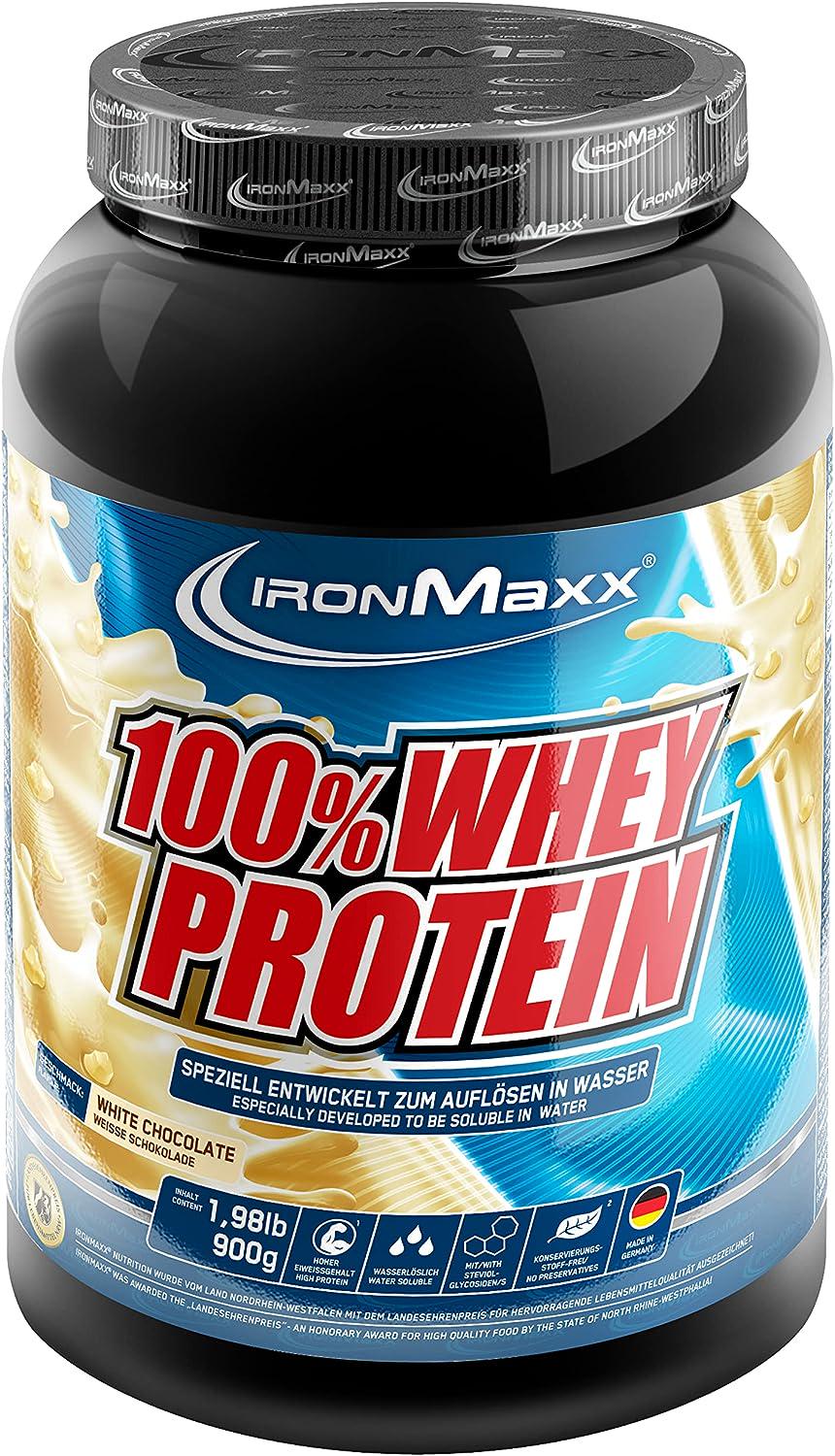 Протеин Ironmaxx 100% Whey Protein 900 g White chocolate Протеин Ironmaxx 100% Whey Protein 900 g White chocolate