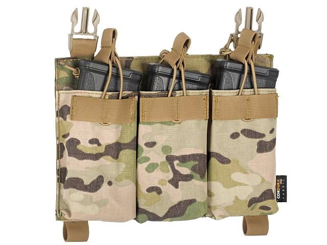 Подсумок для магазинов Buckle Up 5.56 тройной Multicamo premium Подсумок для магазинов Buckle Up 5.56 тройной Multicamo premium