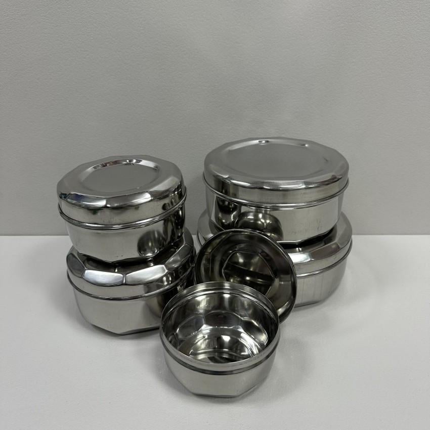 Набір лотків Empire EM-1918 із нержавіючої сталі з кришкою 5 шт. (2798672349) - фото 2 Набір лотків Empire EM-1918 із нержавіючої сталі з кришкою 5 шт. (2798672349) - фото 2