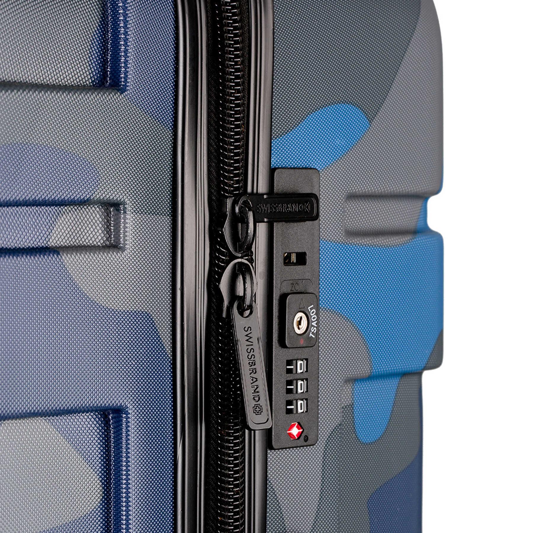 Валіза Swissbrand Drone 2.0 L Camo Blue (SWB_LHDRO601L) - фото 3 Валіза Swissbrand Drone 2.0 L Camo Blue (SWB_LHDRO601L) - фото 3