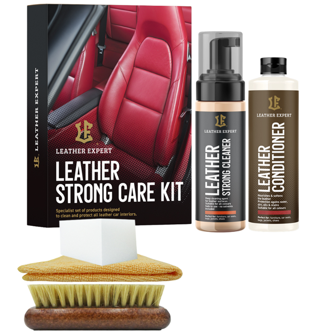 Комплект для очистки и ухода за кожей автомобиля Leather Expert Strong Care Kit 2x250 мл