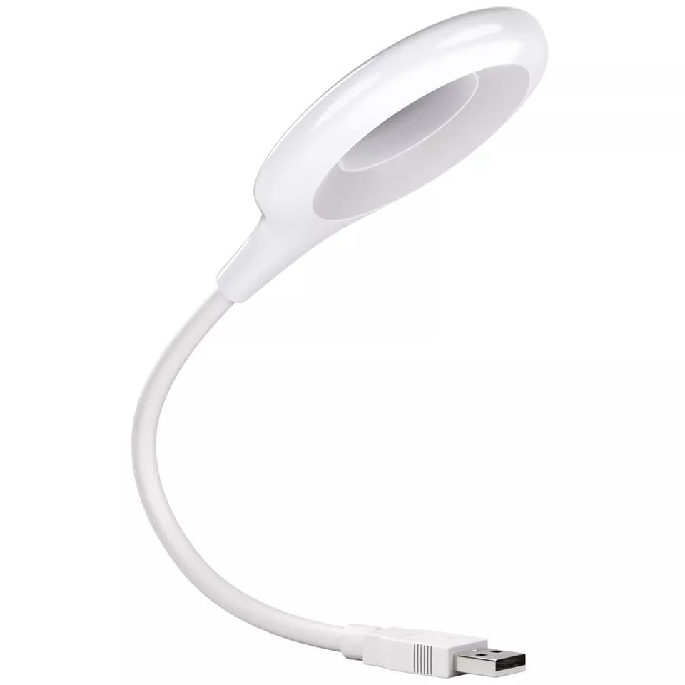 Ліхтарик S&T LED USB 26 см White (49966335258) - фото 1