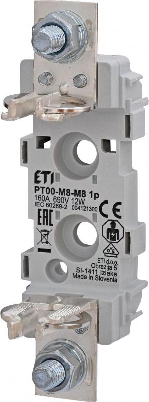 Держатель предохранителя ETI 1P NH00 160A PT M8-M8 (4121300)