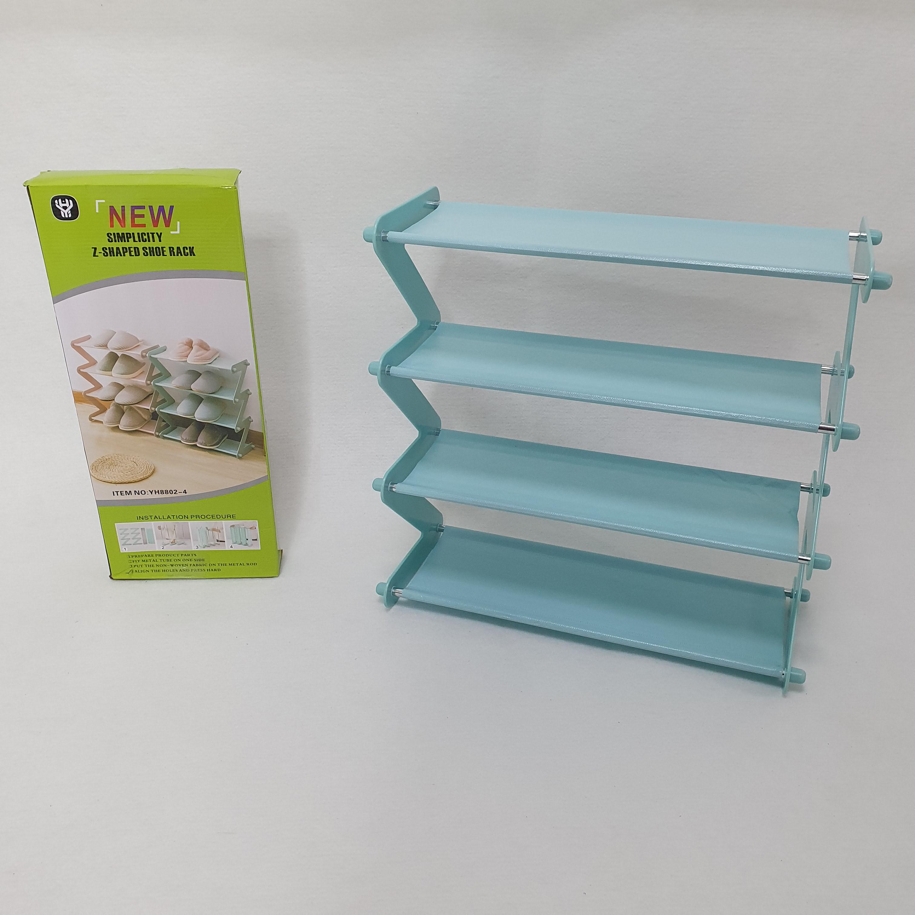 Стійка-органайзер для взуття Shape Shoe Rack на 4 полиці Блакитний (TV11-16-Blue) - фото 3