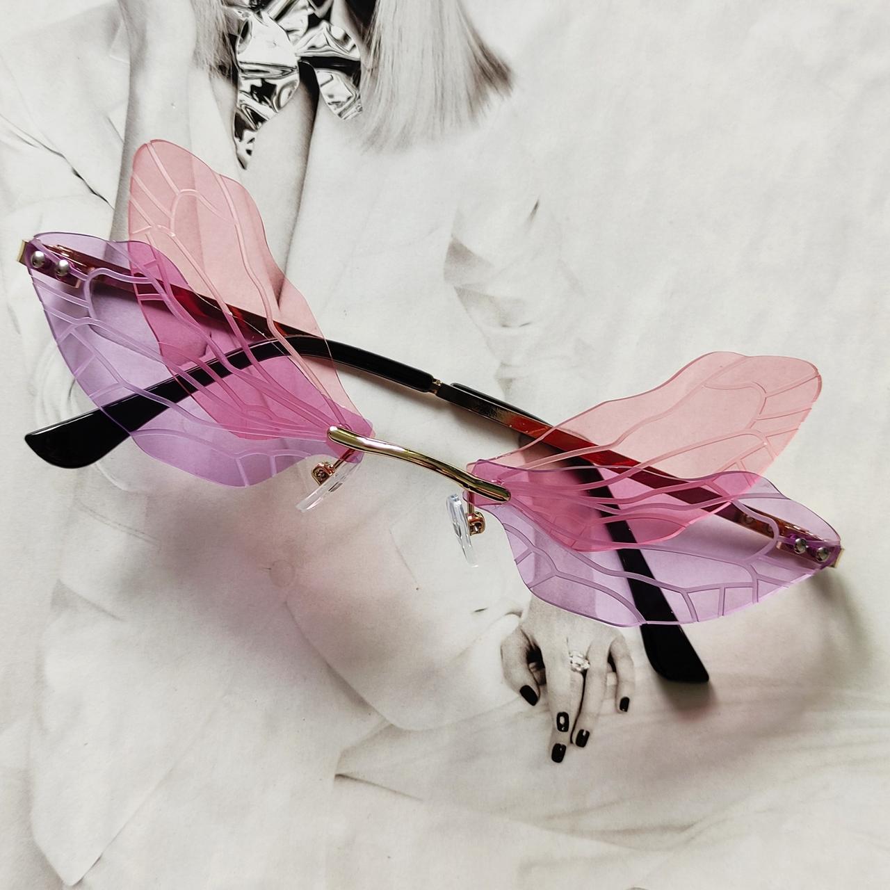 Очки бабочки Розово-сиреневый (096582-4)