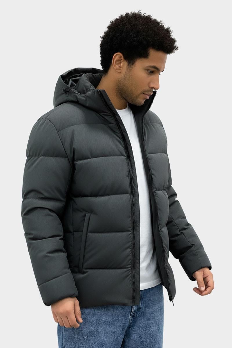 Куртка утеплена з капюшоном р. 54 Темно-сірий (SB-25270-dark-grey) Куртка утеплена з капюшоном р. 54 Темно-сірий (SB-25270-dark-grey)