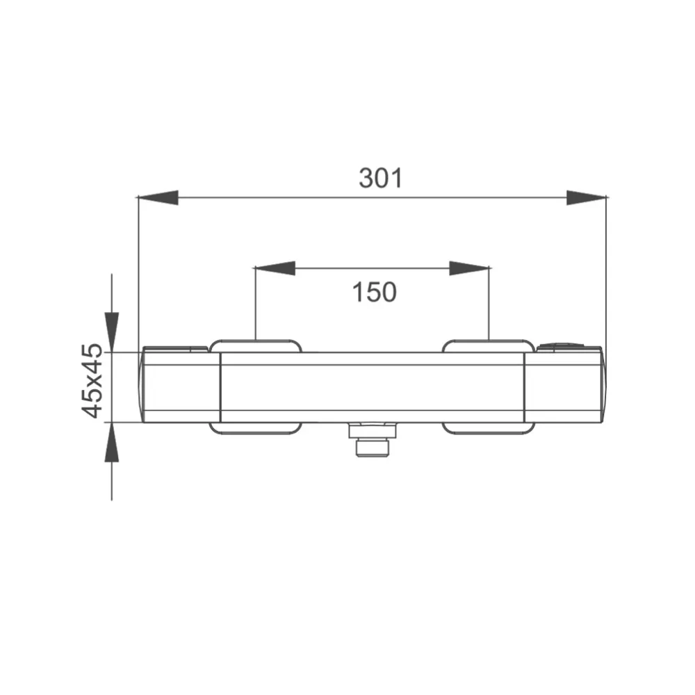 Смеситель для душа Gappo G2091 термостат Хром (SQ-1038612) - фото 6