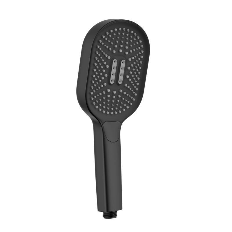 Лейка для душа ручного Qtap Rucni QTRUC125BLM45961 140х110 мм Black Matt (SD00052085)