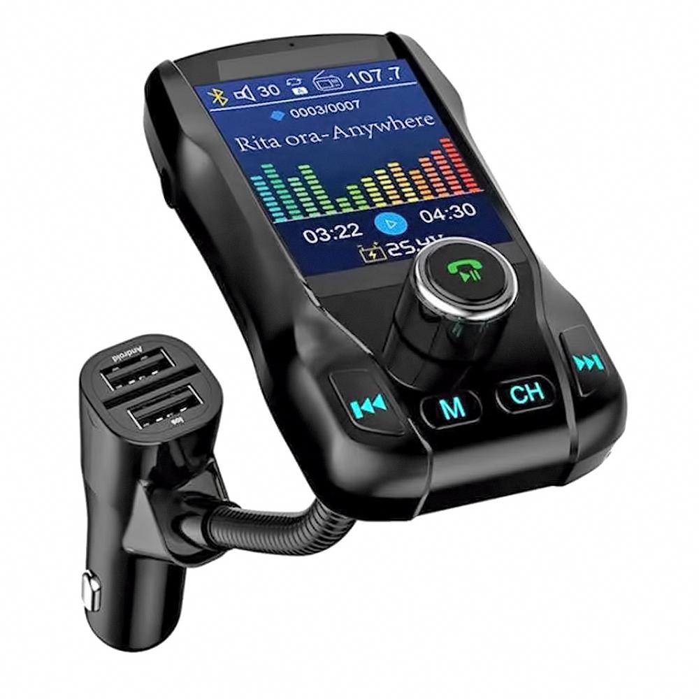 FM-трансмітер Auto Care Nulaxy Bluetooth Smart Auto Transmitter 2.0 1101 (2197)