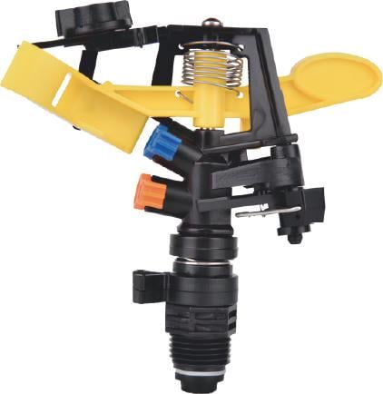 Дождеватель Presto-PS ороситель импульсный секторный для огорода на 2 форсунки (5023)