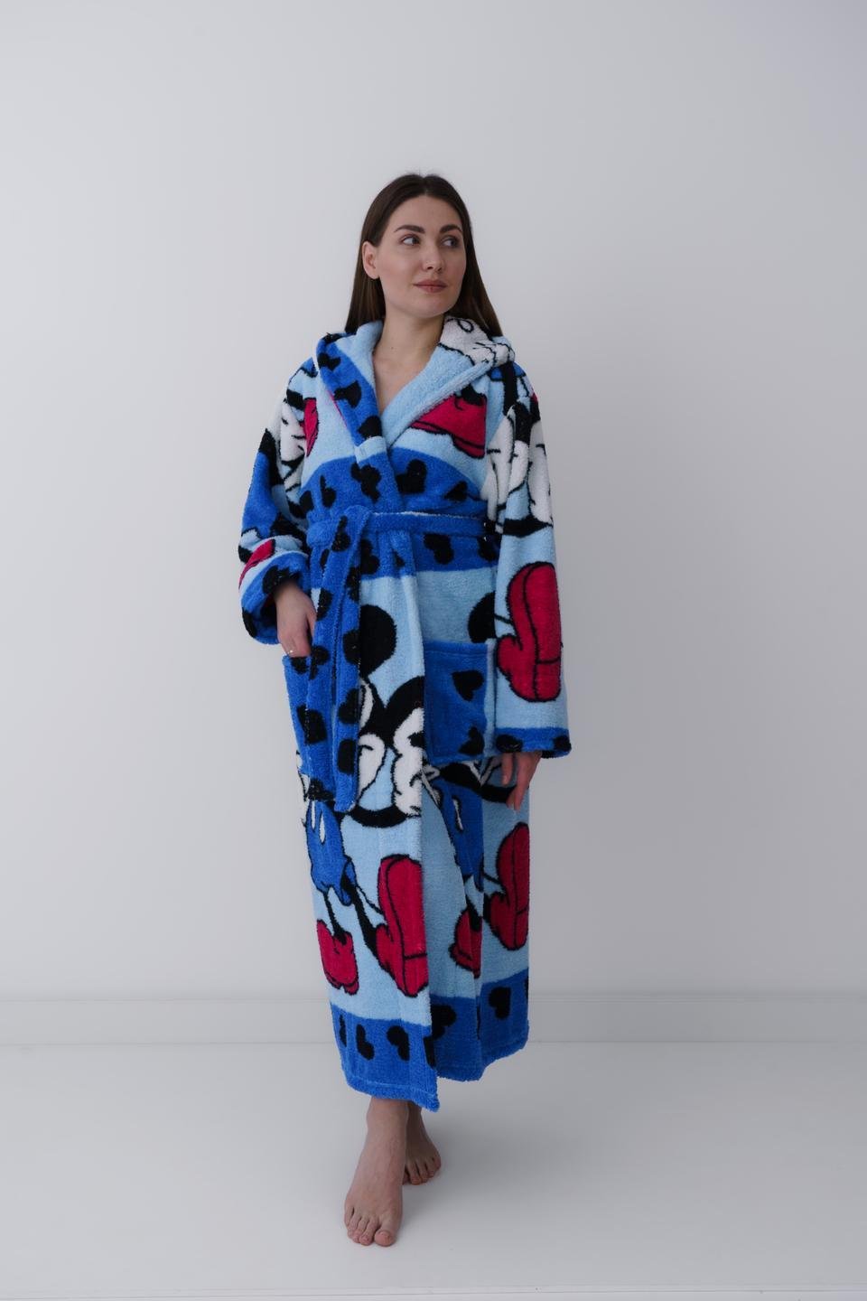 Халат жіночий UT Store Мікі Маус HT03 S Блакитний (24524469)