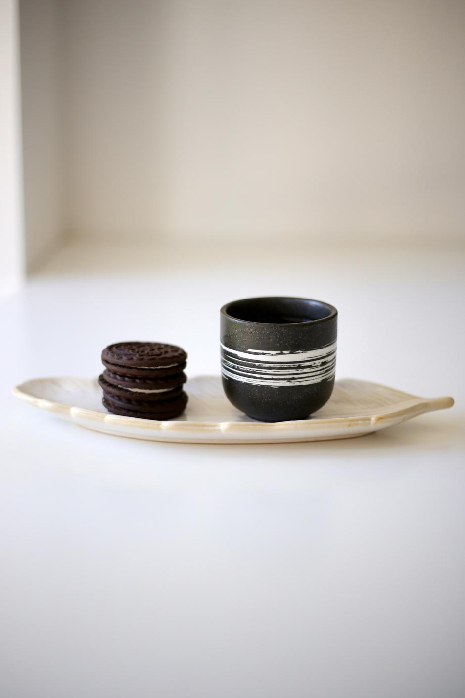 Чашка японская чайная из керамики 200 мл Серо-белый (00000010156) - фото 3 Чашка японская чайная из керамики 200 мл Серо-белый (00000010156) - фото 3