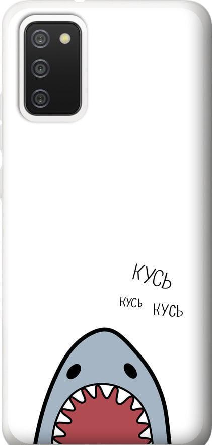 Чехол на Samsung Galaxy A02s A025F Акула (4870t-2203-42517) Чехол на Samsung Galaxy A02s A025F Акула (4870t-2203-42517)