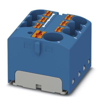 Розподільний блок Phoenix Contact PTFIX 10/6X4 BU 450В 32A Push-in Синій (3273858) Розподільний блок Phoenix Contact PTFIX 10/6X4 BU 450В 32A Push-in Синій (3273858)