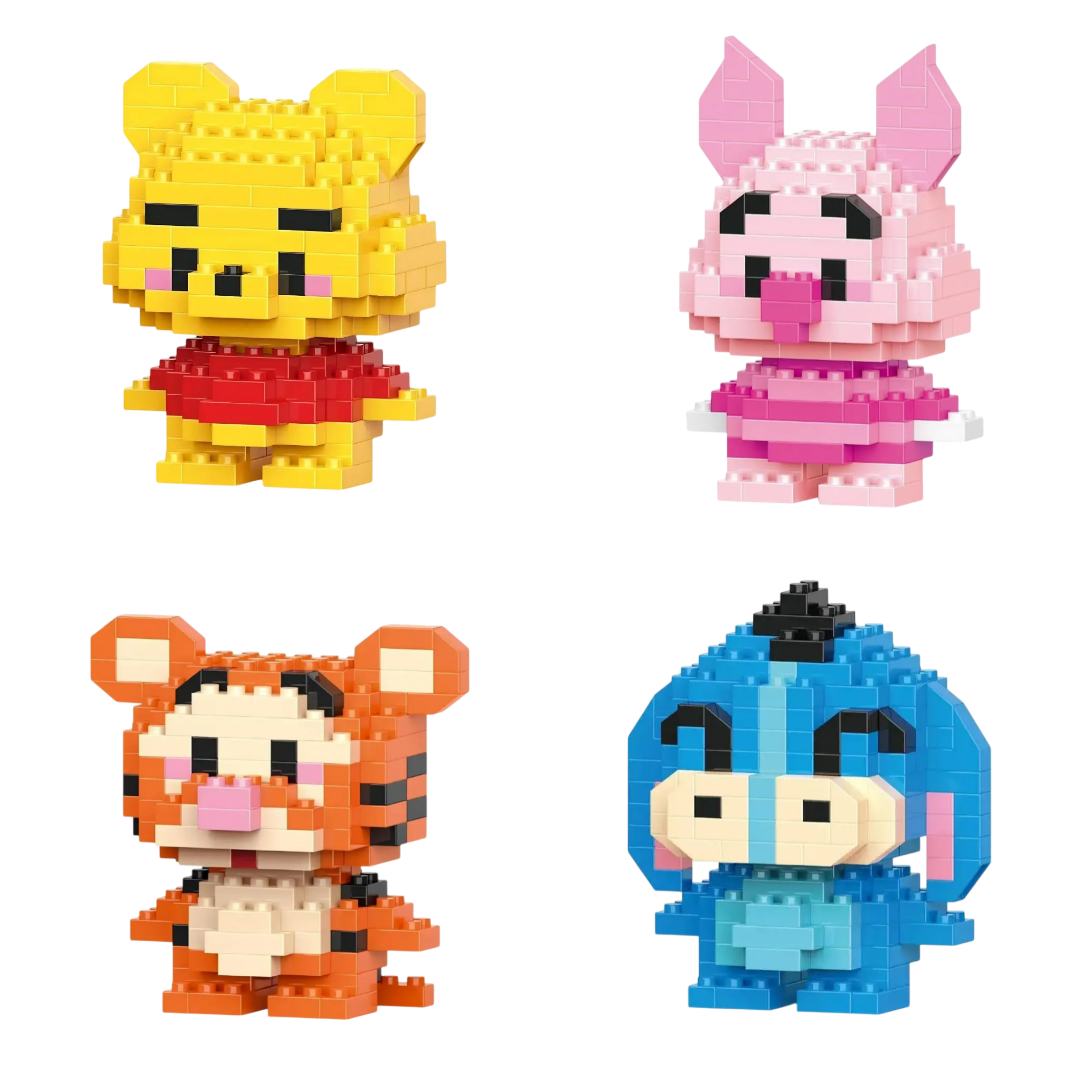 Набор конструкторов-фигурок Bricks Winnie the Pooh Винни-Пух Пятачок Тигруля Иа-Иа 4 шт. (34770492) Набор конструкторов-фигурок Bricks Winnie the Pooh Винни-Пух Пятачок Тигруля Иа-Иа 4 шт. (34770492)