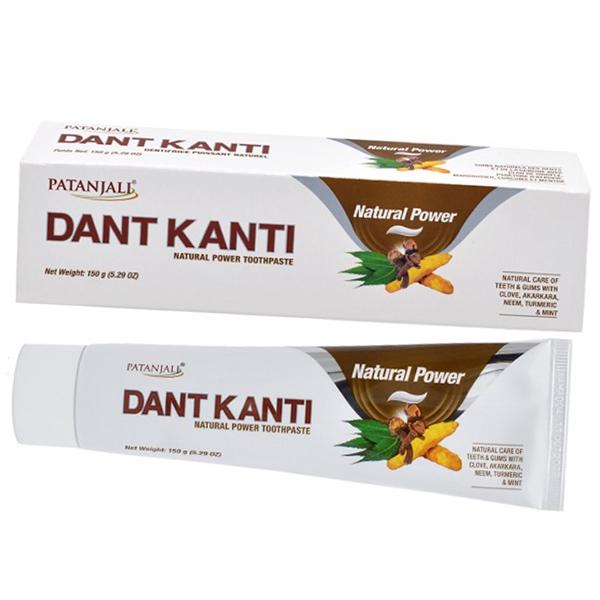 Натуральна зубна паста, Dant Kanti Natural Power Toothpaste, Patanjali 150г (43635007)