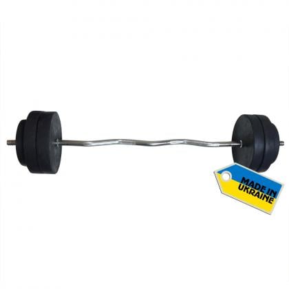 Штанга наборная Newt Rock 30 кг w-образный гриф - фото 2 Штанга наборная Newt Rock 30 кг w-образный гриф - фото 2