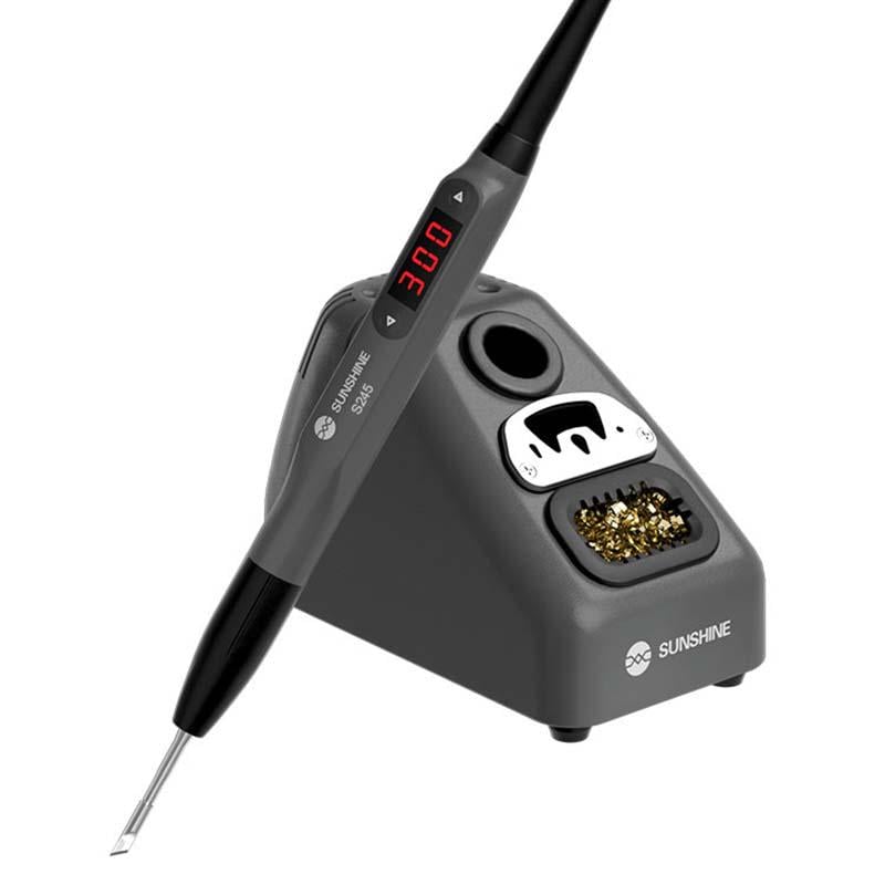 Паяльник SUNSHINE S245 портативная цифровая регулировка подставка 100-450°C 110 Вт (2000996207962)
