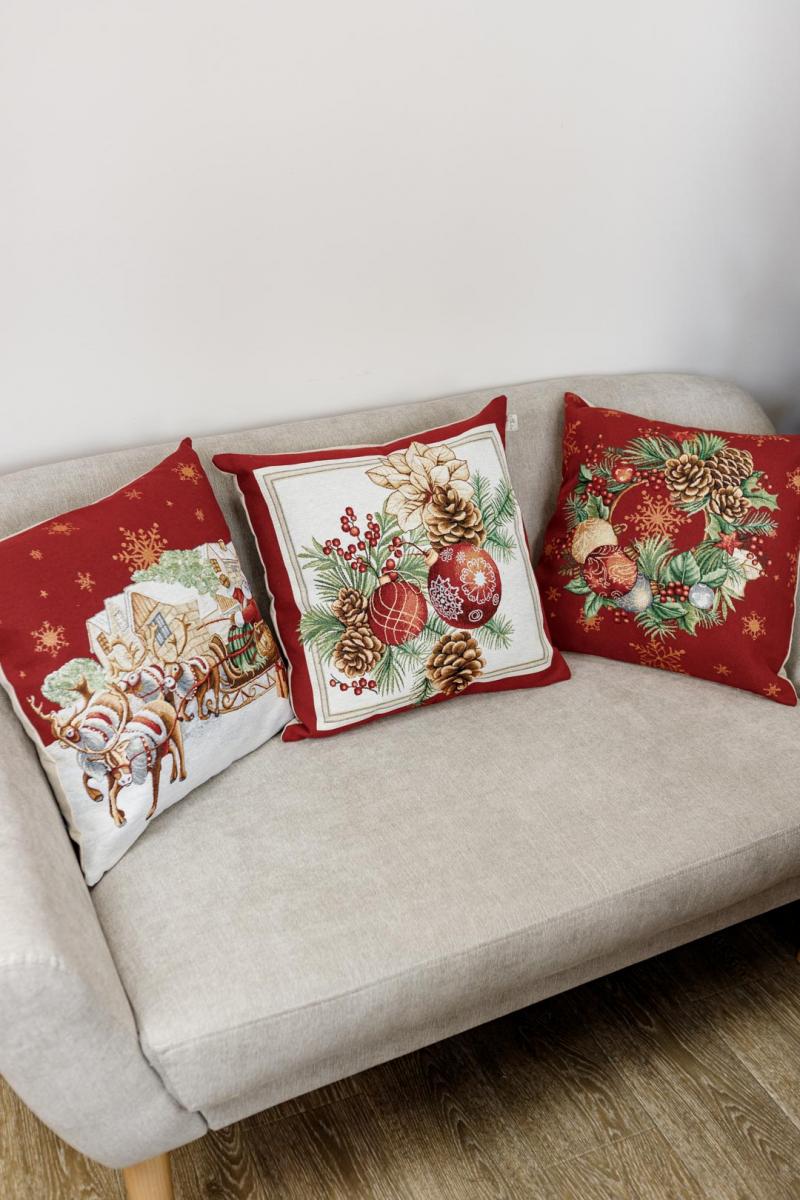 Наволочка гобеленова PRESENT Шишки 45х45 см (031395) - фото 6 Наволочка гобеленова PRESENT Шишки 45х45 см (031395) - фото 6