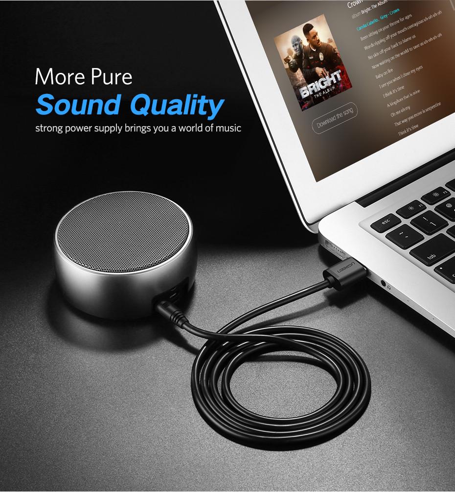 Кабель Ugreen USB 2,0 to DC 3,5 1,35 мм 1 м Black (10376) - фото 5 Кабель Ugreen USB 2,0 to DC 3,5 1,35 мм 1 м Black (10376) - фото 5