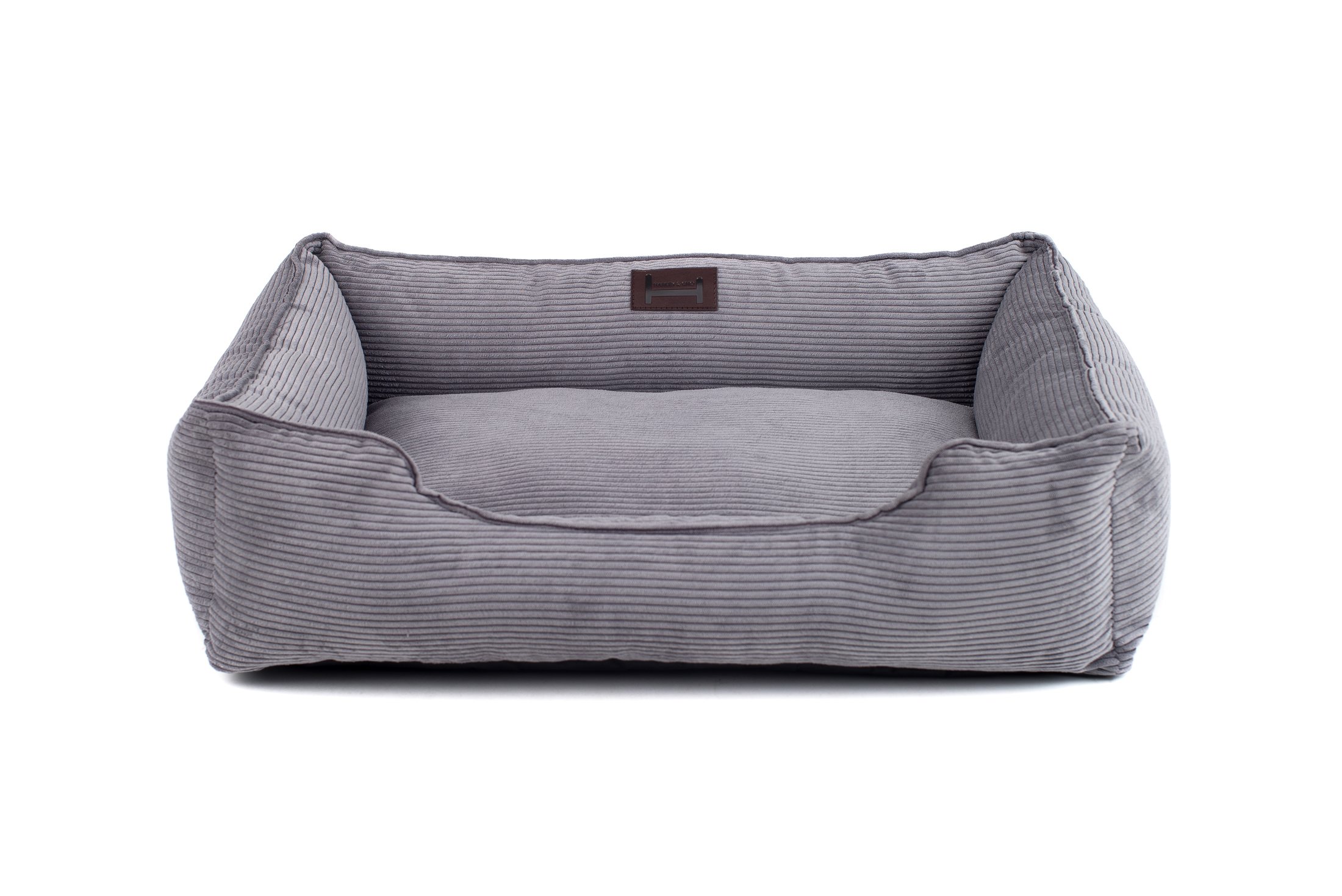 Лежак для тварин Harley and Cho Dreamer Velvet 60х45 см з бортами Gray (3102656)