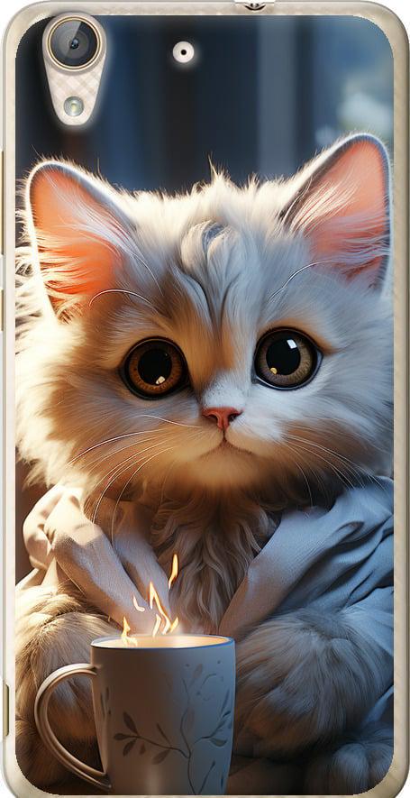 Чехол на Huawei Y6 II White cat (5646u-338-42517) Чехол на Huawei Y6 II White cat (5646u-338-42517)