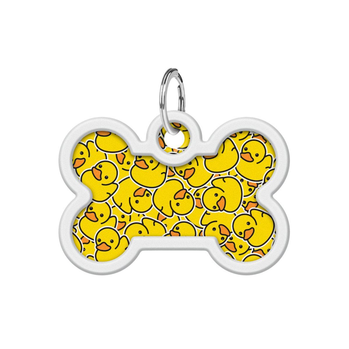 Адресник металлический для собак и кошек Waudog Smart ID Утки с QR паспортом кость 40х28 мм (0640-0204 Col) Адресник металлический для собак и кошек Waudog Smart ID Утки с QR паспортом кость 40х28 мм (0640-0204 Col)