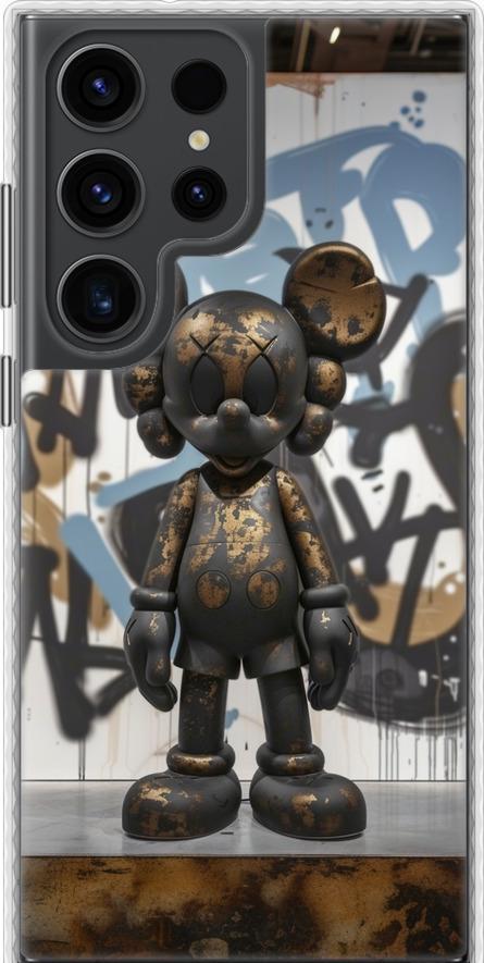 Чехол на Samsung Galaxy S23 Ultra Bronze kaws v2 (6098pc-2906-42517)