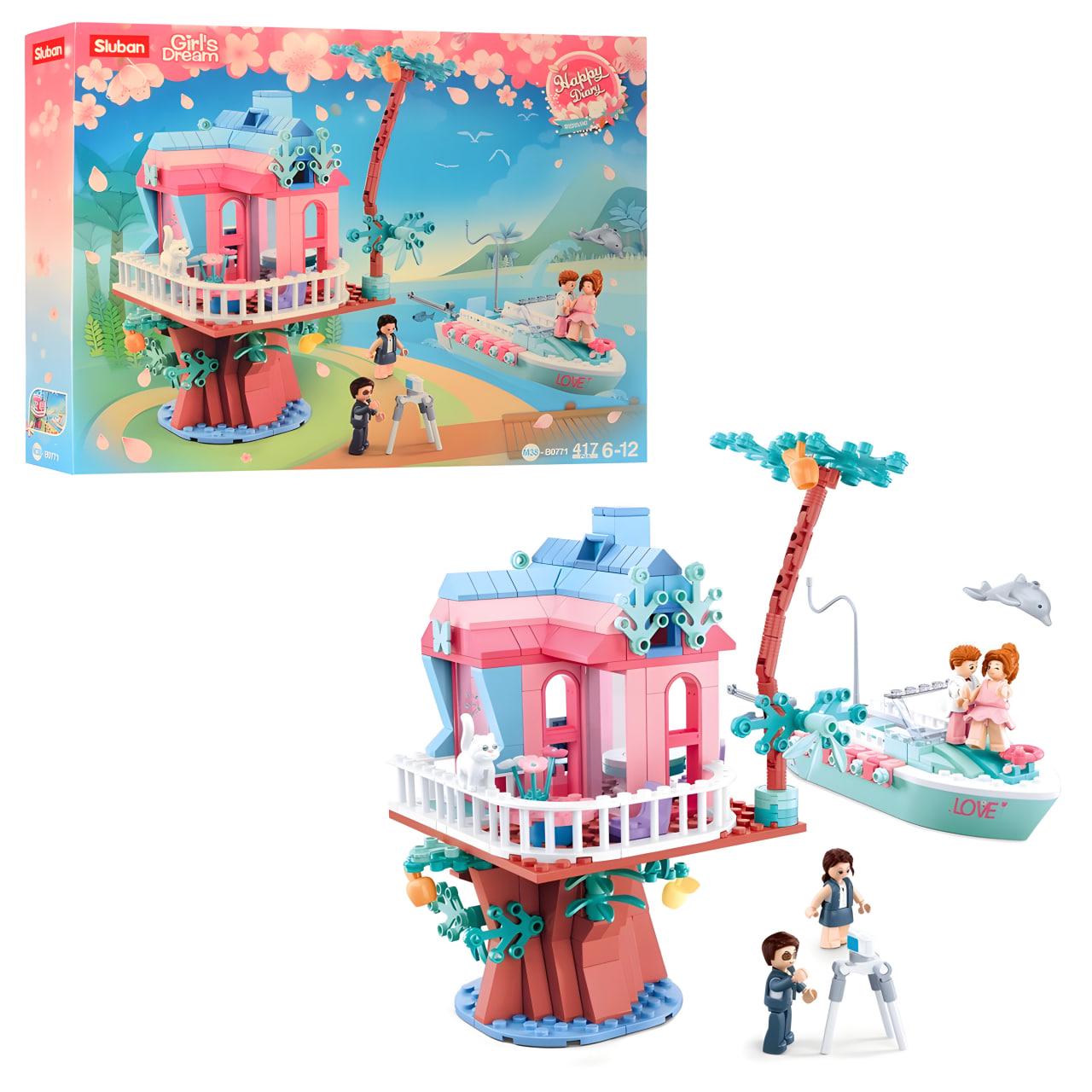 Конструктор Sluban Дом на дереве 417 дет. (M38-B0771)