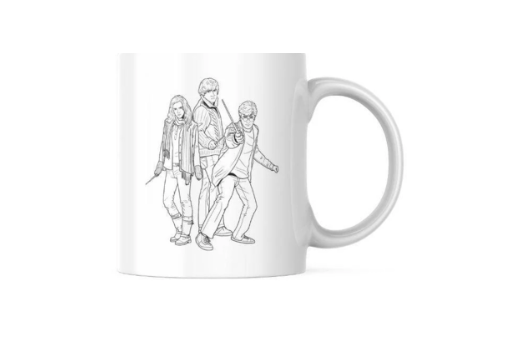 Чашка-хамелеон з принтом 330 мл Відома трійка (CHSHKBRMBL564)