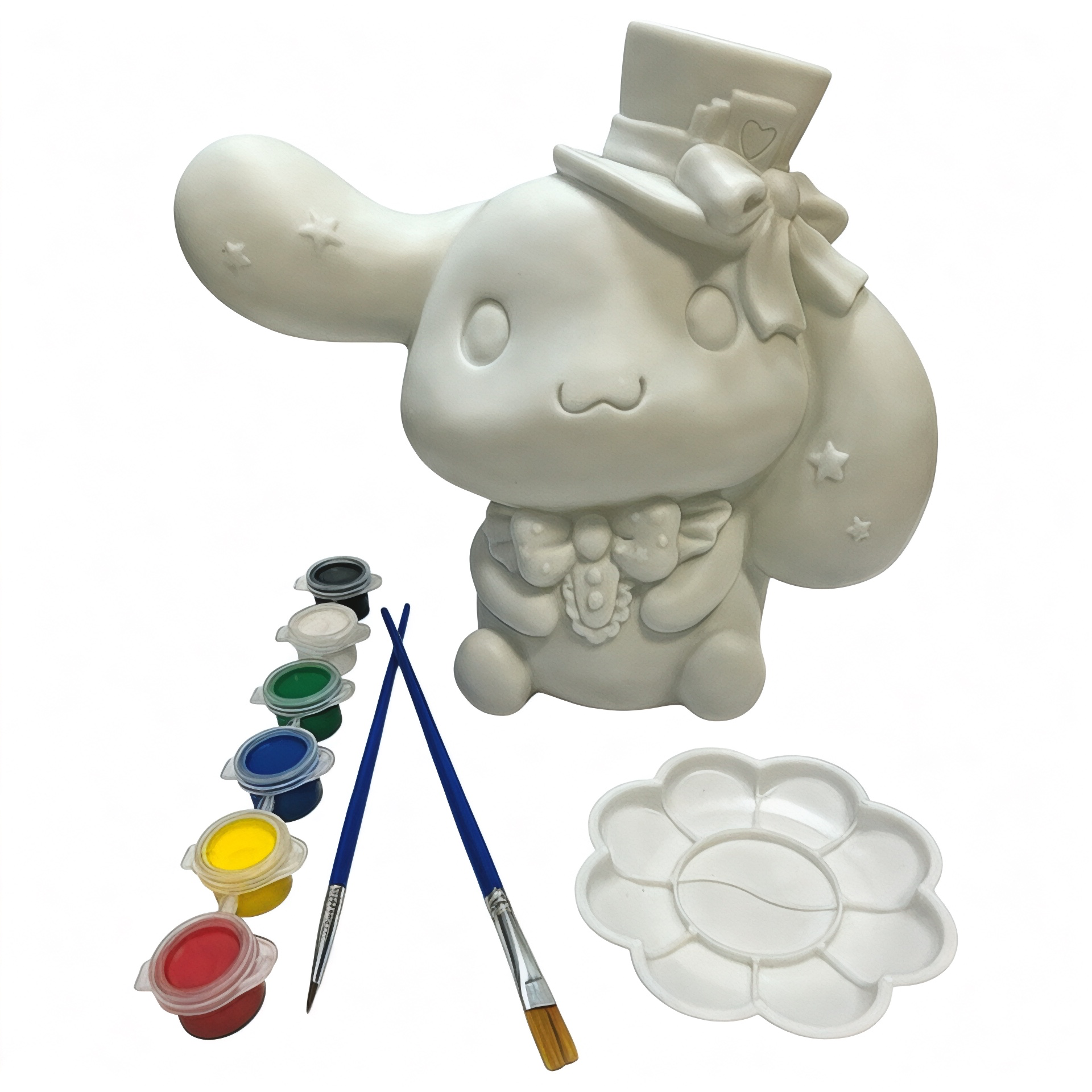 Копилка раскраска FD 888-21 Кролик в коробке