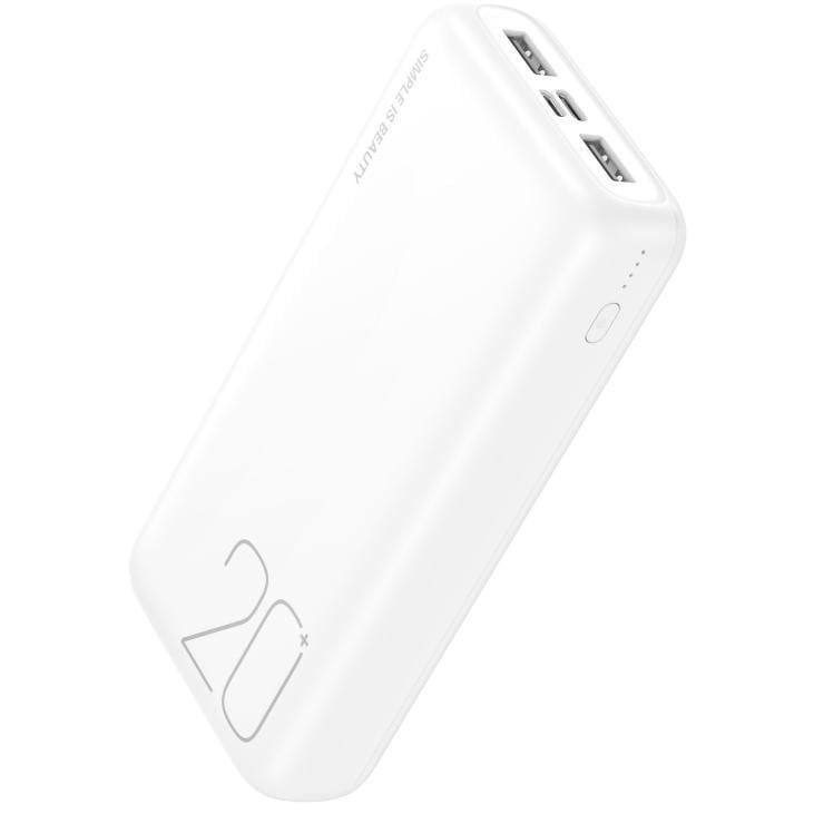 Повербанк XO PR183 2xUSB/Type-C/microUSB 20000 mAh Белый (00034)