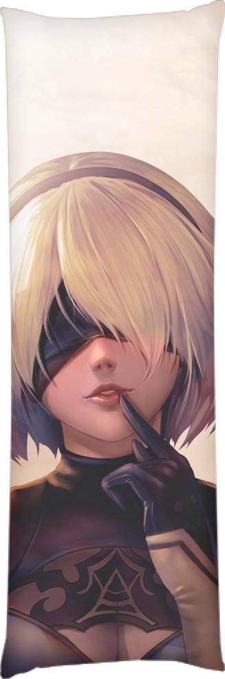 Подушка дакимакура Nier Automata 3 50x150 см (13546106)