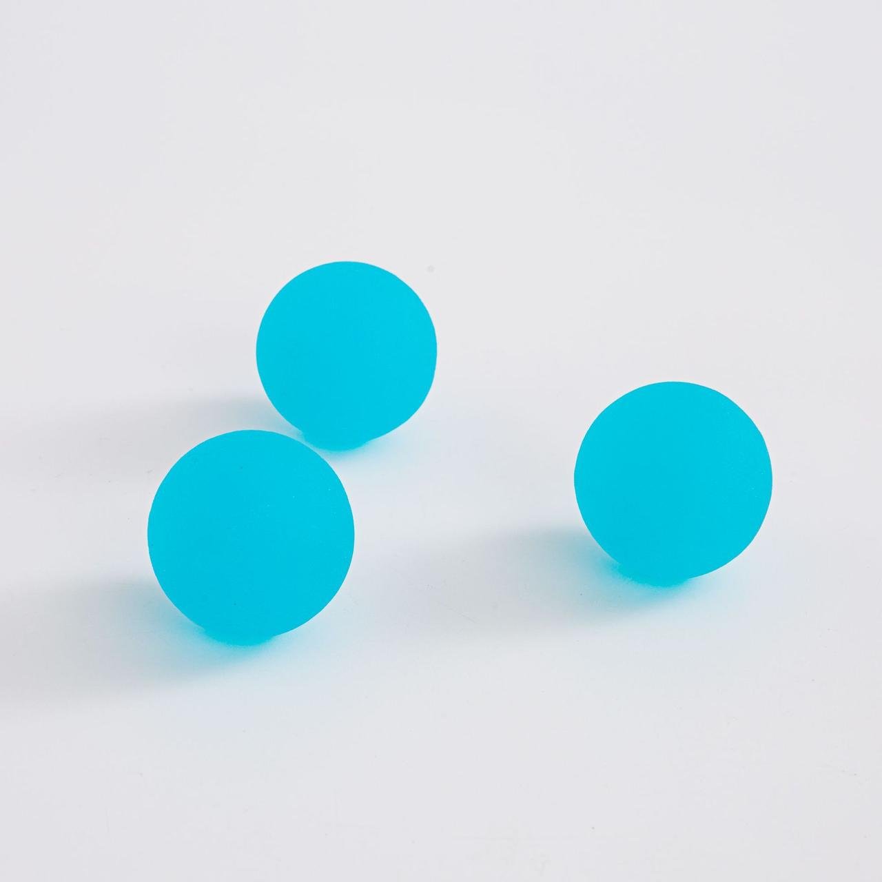 Мячик попрыгунчик неоновый 35 мм Голубой (0492) - фото 2 Мячик попрыгунчик неоновый 35 мм Голубой (0492) - фото 2