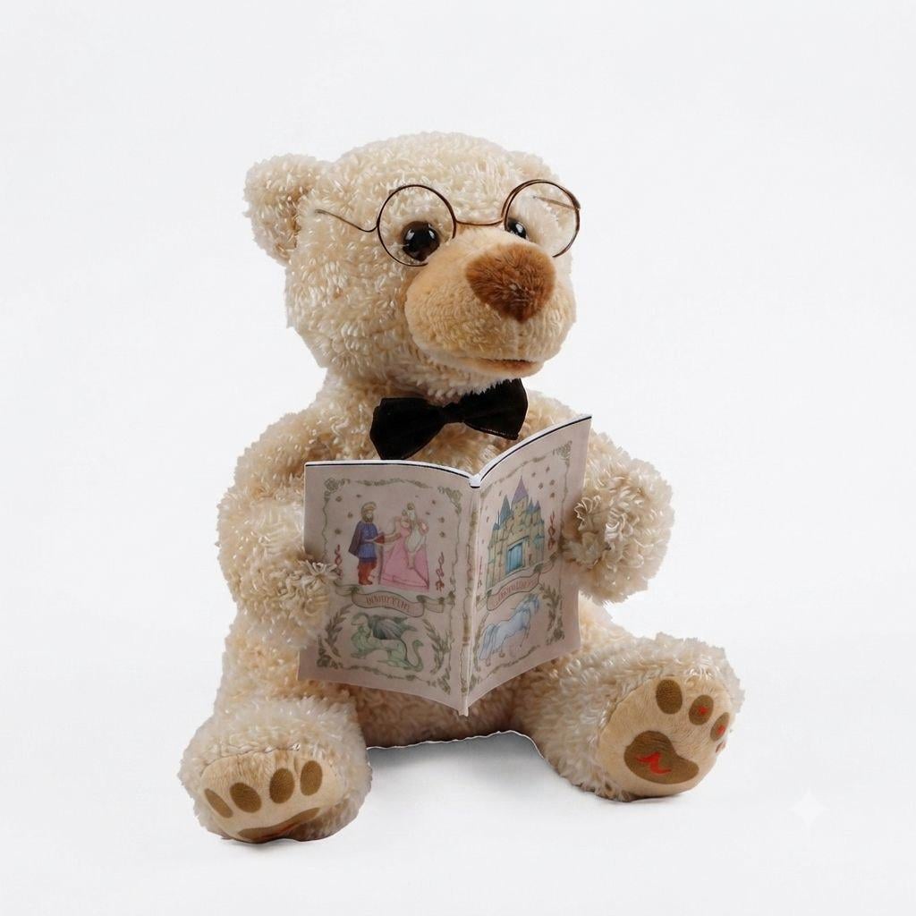 Інтерактивна м'яка іграшка Ведмедик Казкар W Toys українською мовою/15 казок/скоромовки/звуки (36824632)