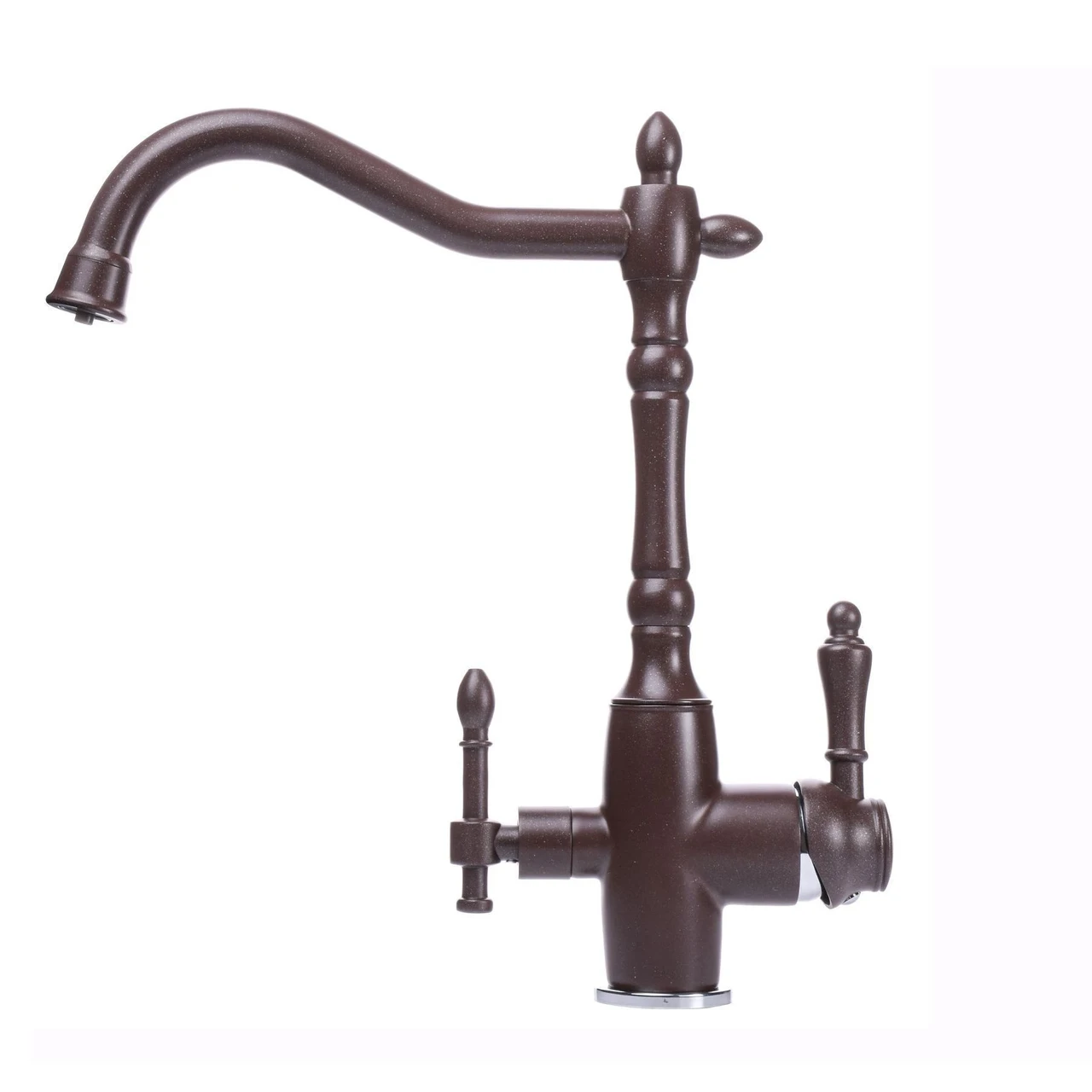 Смеситель для кухни под осмос Globus Lux LAZER GLLR-1000-6-MARONE (1000000626)